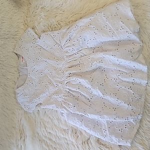 Toddler Girls summer Dress, Eyelet dress, white, Joe Fresh,  Size 18 to 24 month